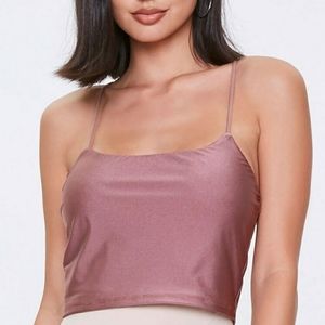 Forever 21 Crisscross Cropped Cami